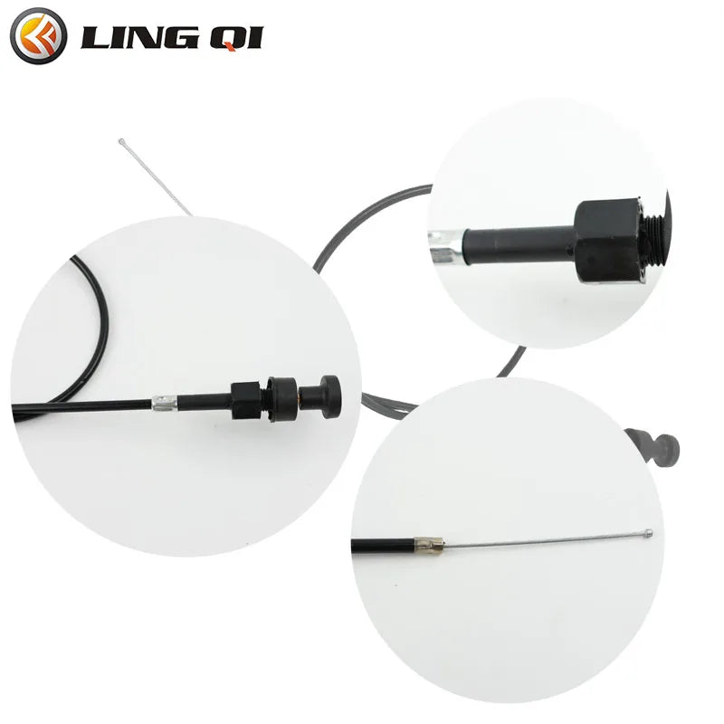 LINGQI Replacement Starter Choke Cable Fit for  PW50 PY50 Pit Pro Dirt Bike Y-Zinger Peewee 50 Mini Dirt Bike