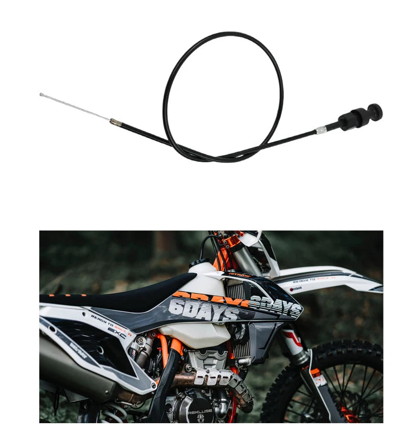 LINGQI Replacement Starter Choke Cable Fit for  PW50 PY50 Pit Pro Dirt Bike Y-Zinger Peewee 50 Mini Dirt Bike