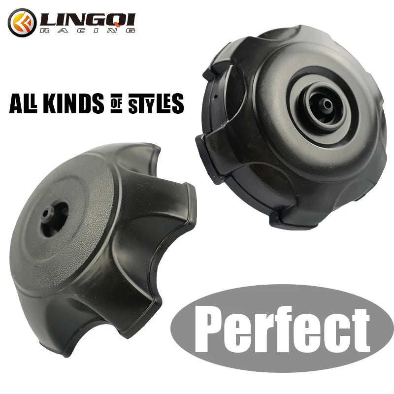Universal Off Road Vehicle Fuel Gas Tank Cap Lid Replacement Plastic Covers for 49cc 70cc 90CC 110cc ATV Dirt Bike Accessories