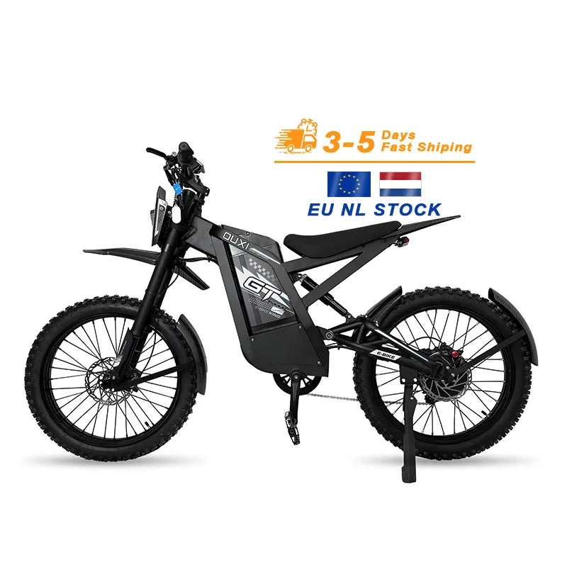 2025 Newest Style 24 Inch Fat Tire Off- Road Electric Mountain Bikes GT2000 Electric Cycle Bicycles for Adults