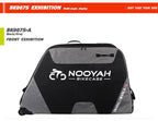 NOOYAH Bike Bag Bicycle Travel Bag Transport Case with Wheel Bag Rear Derailleur Pad Frame Fork Protective Tool Bike Accessories