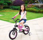 PUOU Children's Bicycle With Magnesium Alloy Monoblock Wheels For Girls And Boys Baby's First Bike Hot New