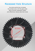 RIRO 110 BCD Chainring 9/10/11/12S Road Bike Chainring Aluminum Alloy Road Bicycle Chainwheel for SHIMANO R7000 R8000 R9100