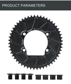 RIRO 110 BCD Chainring 9/10/11/12S Road Bike Chainring Aluminum Alloy Road Bicycle Chainwheel for SHIMANO R7000 R8000 R9100