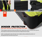 NOOYAH Bike Bag Bicycle Travel Bag Transport Case with Wheel Bag Rear Derailleur Pad Frame Fork Protective Tool Bike Accessories