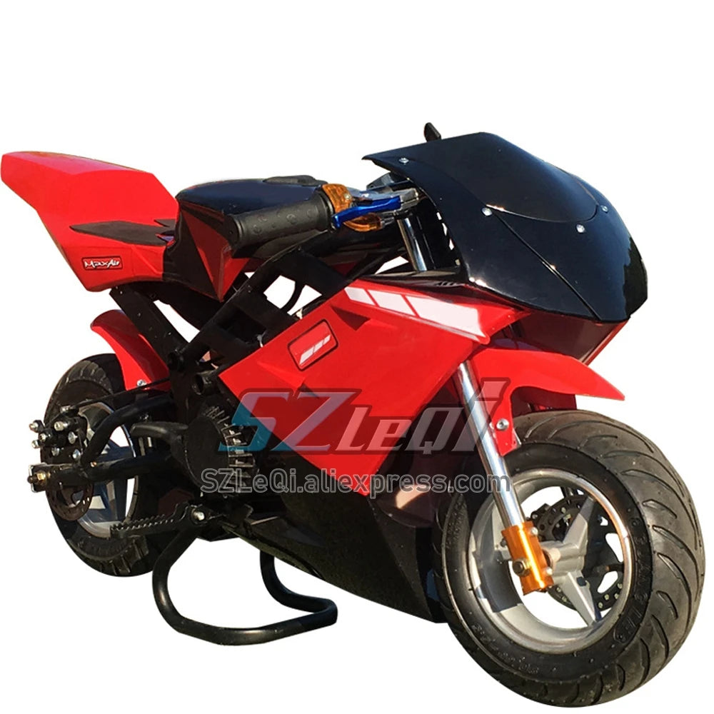 49CC 50CC 2Stroke Mini Motorcycle Small Buggy Gasoline Scooter ATV off-road Superbike Adult Vehicle Mountain Child Gas Moto Bike
