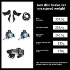 Wheeltop New GeX Gravel Bike Wireless Electronic Shifte Groupset r Single Chainring 7-13 Speed High-Tension Rear Derailleur