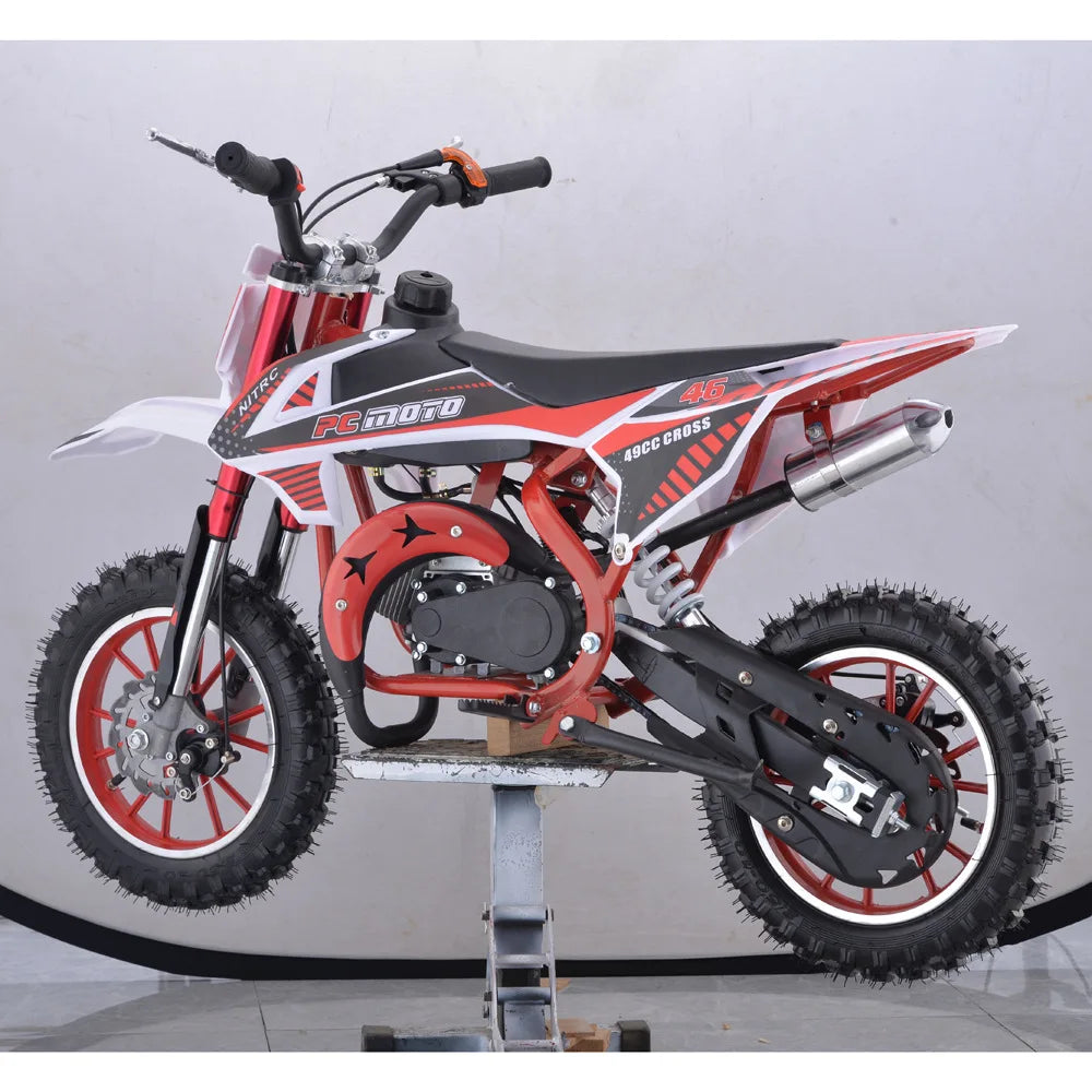 49CC 50CC 2Stroke ATV OFF-road Motorbike Mini Dirt Bike lightweight beach motocross bike Gasoline Motorcycle