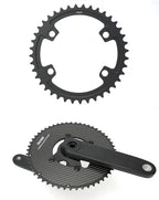 Riro Carbon 110Bcd Chainring Carbon Road Bike Chainring 50-34T 52-36T 53-39T 54-40T for R7100 R8100 R9200 110 Bcd Crown Aluminum