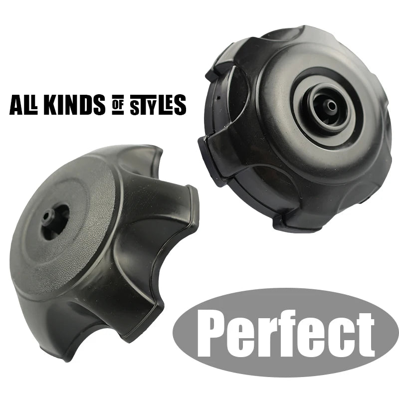 Universal Off Road Vehicle Fuel Gas Tank Cap Lid Replacement Plastic Covers for 49cc 70cc 90CC 110cc ATV Dirt Bike Accessories