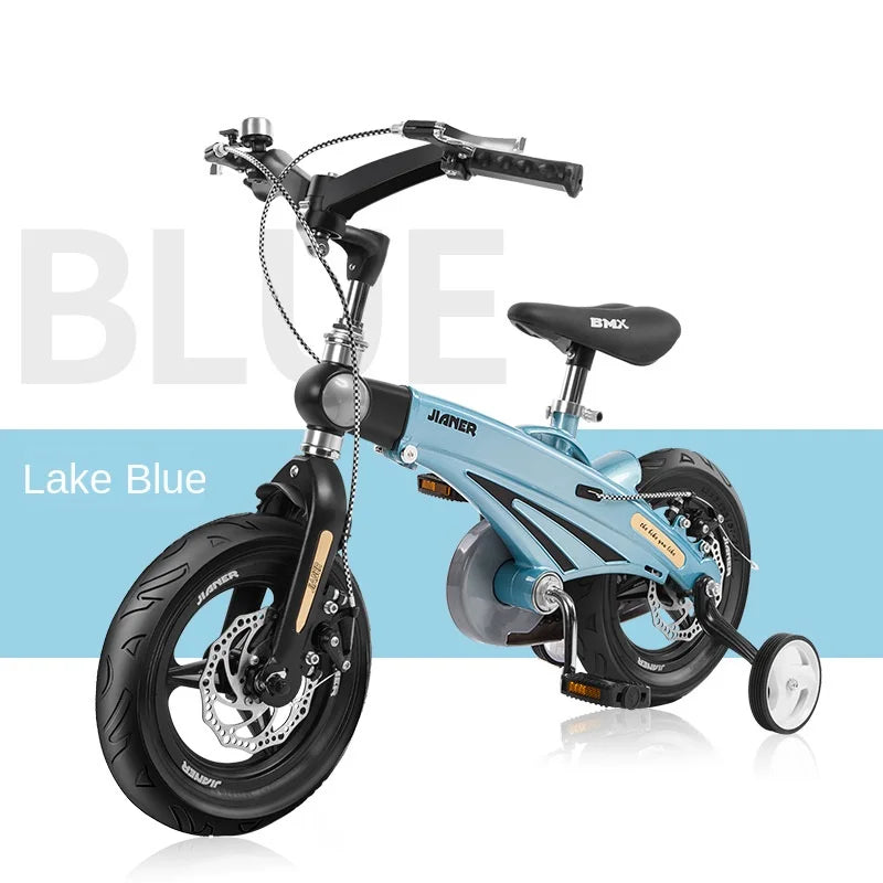 PUOU Children's Bicycle With Magnesium Alloy Monoblock Wheels For Girls And Boys Baby's First Bike Hot New