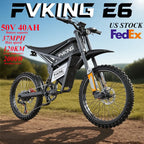E6 Adult Electric Bicycle 2000w 52V 40ah Mountain Electric Bike 25 Inch Tire Outdoor Entertainment Off Road E Bike