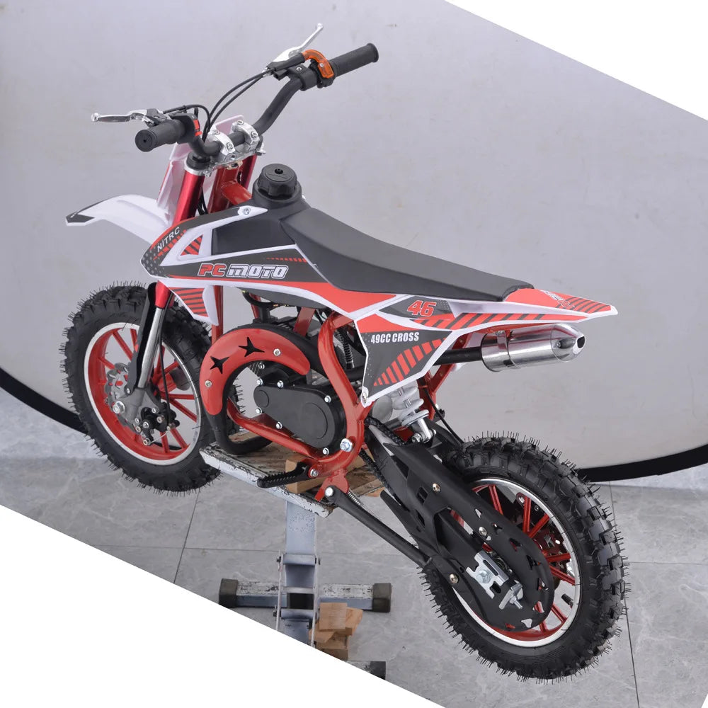 49CC 50CC 2Stroke ATV OFF-road Motorbike Mini Dirt Bike lightweight beach motocross bike Gasoline Motorcycle