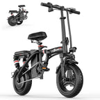 Mini Folding Electric Bike 48V 400W 30AH 14-inch Electric City Bike Folding Electric Bicycle Cheap Adult Battery Powered Scooter