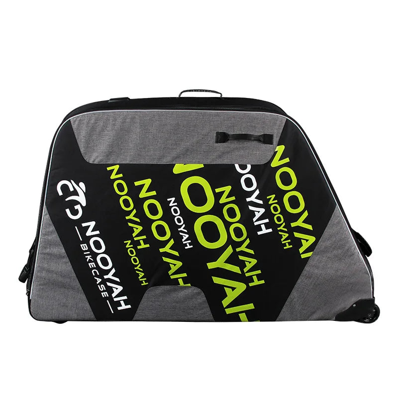 NOOYAH Bike Bag Bicycle Travel Bag Transport Case with Wheel Bag Rear Derailleur Pad Frame Fork Protective Tool Bike Accessories