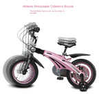 PUOU Children's Bicycle With Magnesium Alloy Monoblock Wheels For Girls And Boys Baby's First Bike Hot New