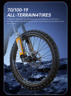 E6 Adult Electric Bicycle 2000w 52V 40ah Mountain Electric Bike 25 Inch Tire Outdoor Entertainment Off Road E Bike