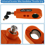 Mini Electric Vehicle Bike Bike Handlebars Lock Brake Lock Anti-Theft Grip Lock Combo bicycle security equipment adjustable