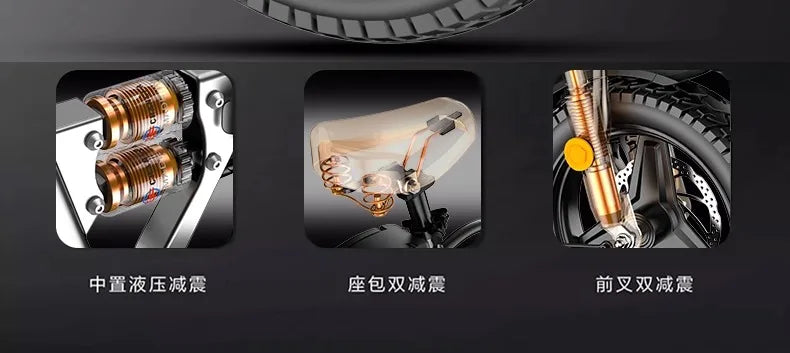 전기 자전거 Folding Electric Bicycles For Driving, Ultra-light and Portable Mini Lithium Batteries E Bike