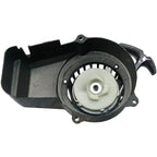 Lyr For  Moto Quad ATV Black Alloy Pull Start Recoil Starter with Screws  2 Stroke 47cc 49cc Pocket Coolster SX50 Mini Dirt Bike