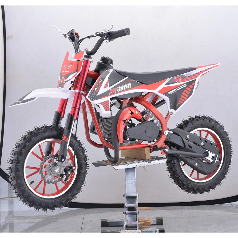 49CC 50CC 2Stroke ATV OFF-road Motorbike Mini Dirt Bike lightweight beach motocross bike Gasoline Motorcycle