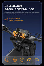 FVKINGE6 off-road electric bicycle peak 2900W motor 60KM/H52V40AH electric motorcycle 25 inches