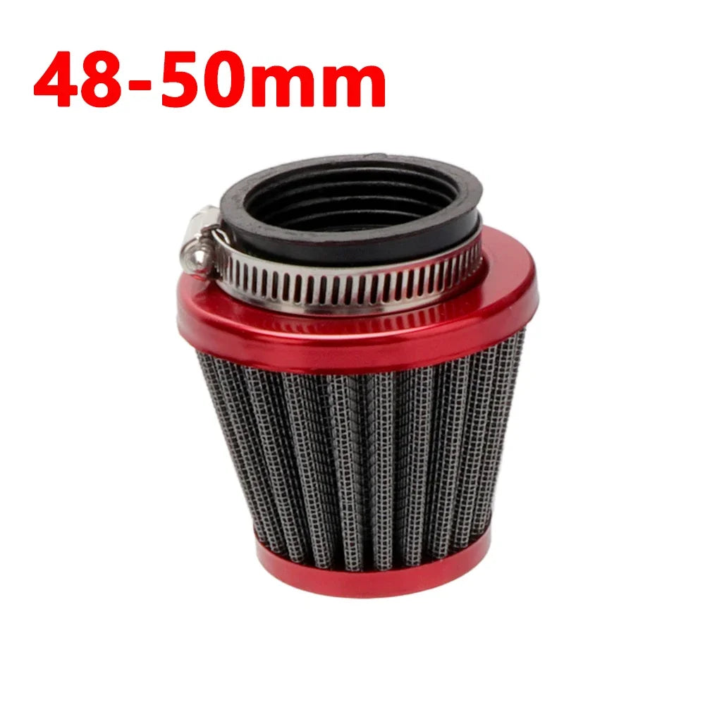 Universal 45mm 50mm 54mm 58mm Mushroom Head Motorcycle Carburetor Air Filter Cleaner Intake For ATV UTV Quad Dirt Pit Bike