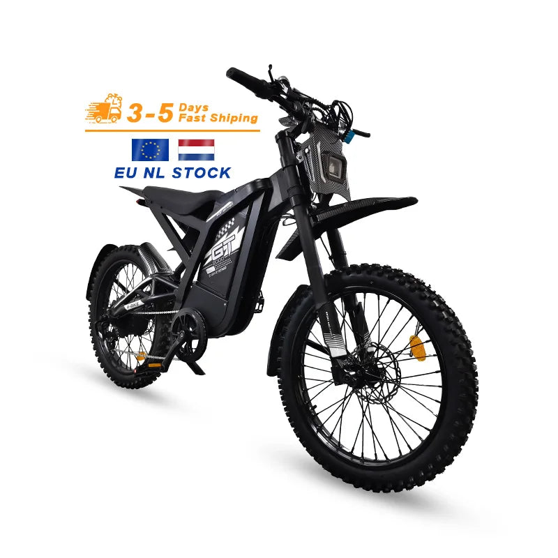 2025 Newest Style 24 Inch Fat Tire Off- Road Electric Mountain Bikes GT2000 Electric Cycle Bicycles for Adults