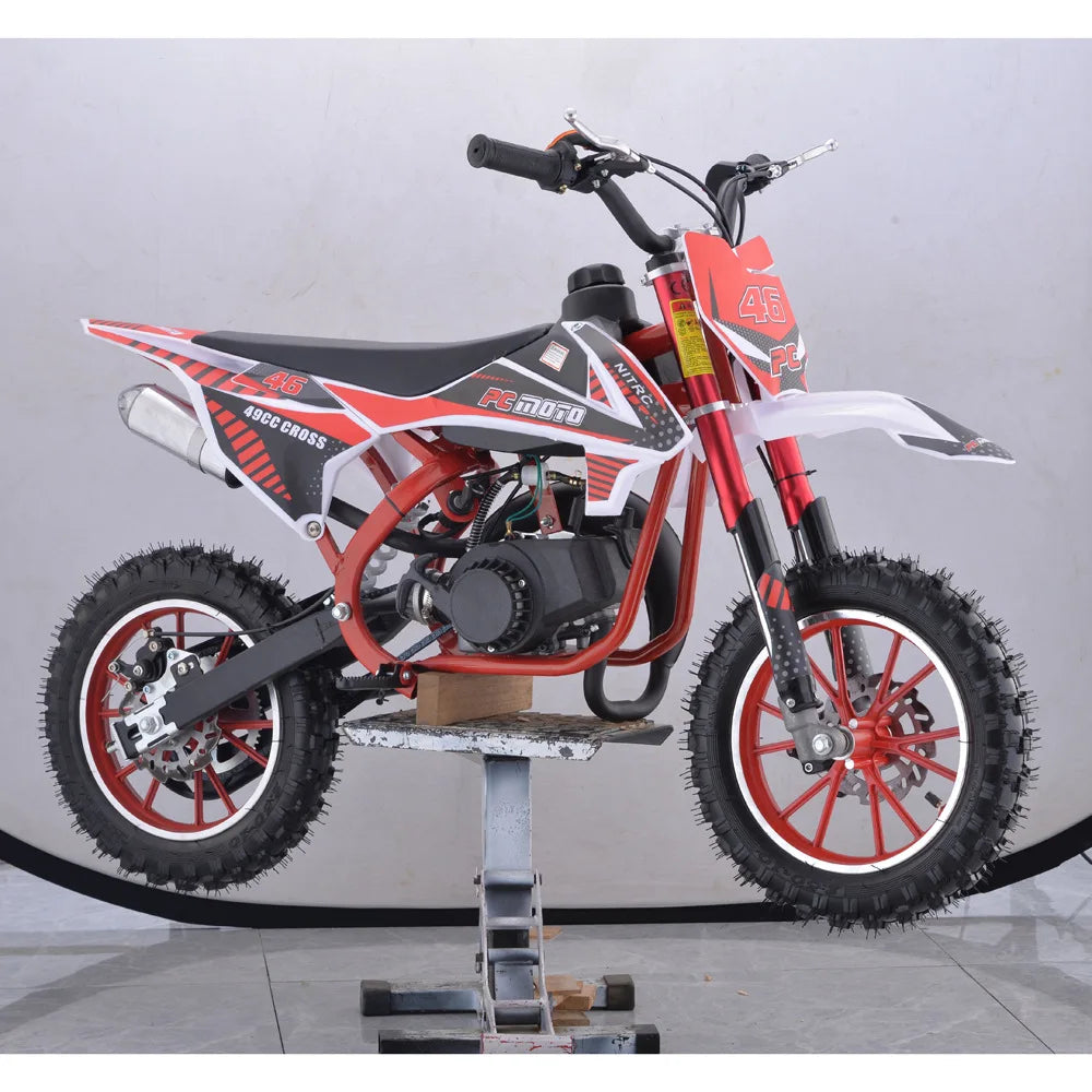 49CC 50CC 2Stroke ATV OFF-road Motorbike Mini Dirt Bike lightweight beach motocross bike Gasoline Motorcycle