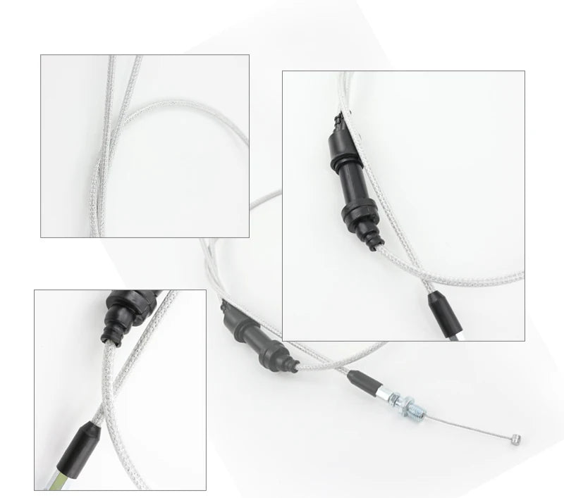 LINGQI Universal Throttle Cable Line for 49cc 50cc 70cc 90cc 110cc 125cc ATV Quad 4 Wheeler Mini Pit Dirt Bike
