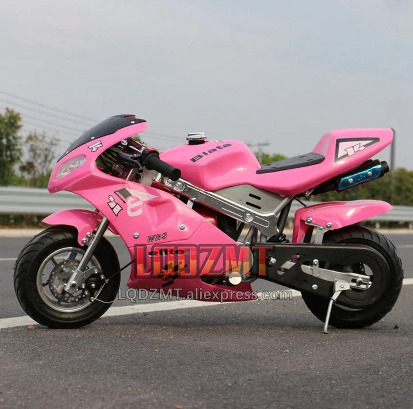 49CC 50CC 4-Stroke Gasoline MINI Motorcycle Street Sports Racing Small Dirt Bikes Adult Children Boy Girl Child Men Women MOTO