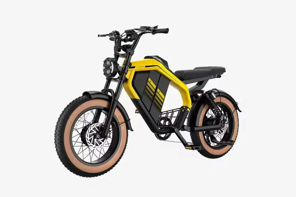 Retro Electric Motorcycle  2000W 52V 40AH Electric Motorcycle 20*40 Fat Tire Mountain Electric Bike Adult Off-Road Bicycle
