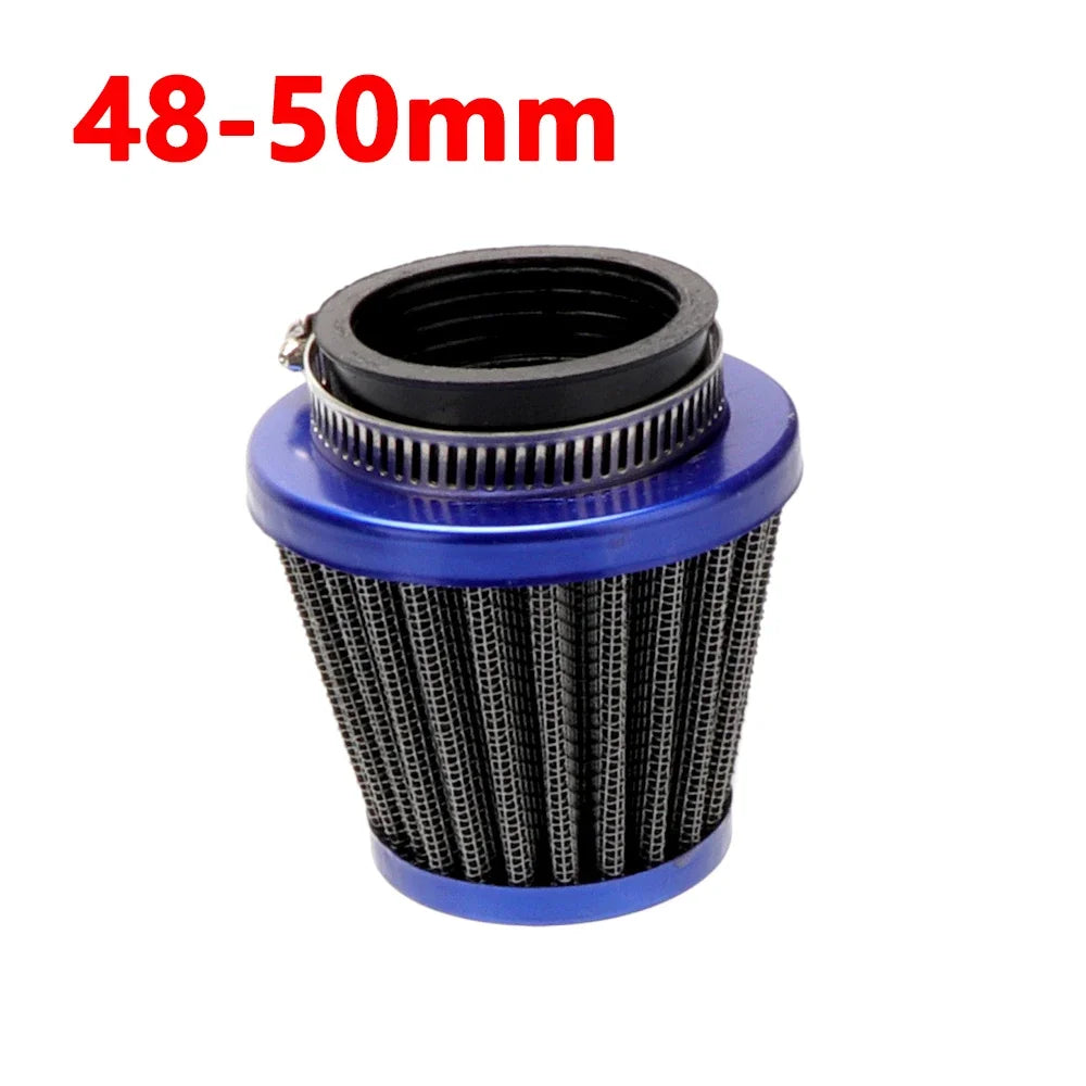 Universal 45mm 50mm 54mm 58mm Mushroom Head Motorcycle Carburetor Air Filter Cleaner Intake For ATV UTV Quad Dirt Pit Bike