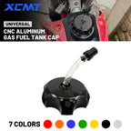 Motorcycle 50mm CNC Aluminum Racing Gas Fuel Tank Cap With Vent Cap For Yamaha Kawasaki Honda KTM Suzuki ATV Dirt bike Universal