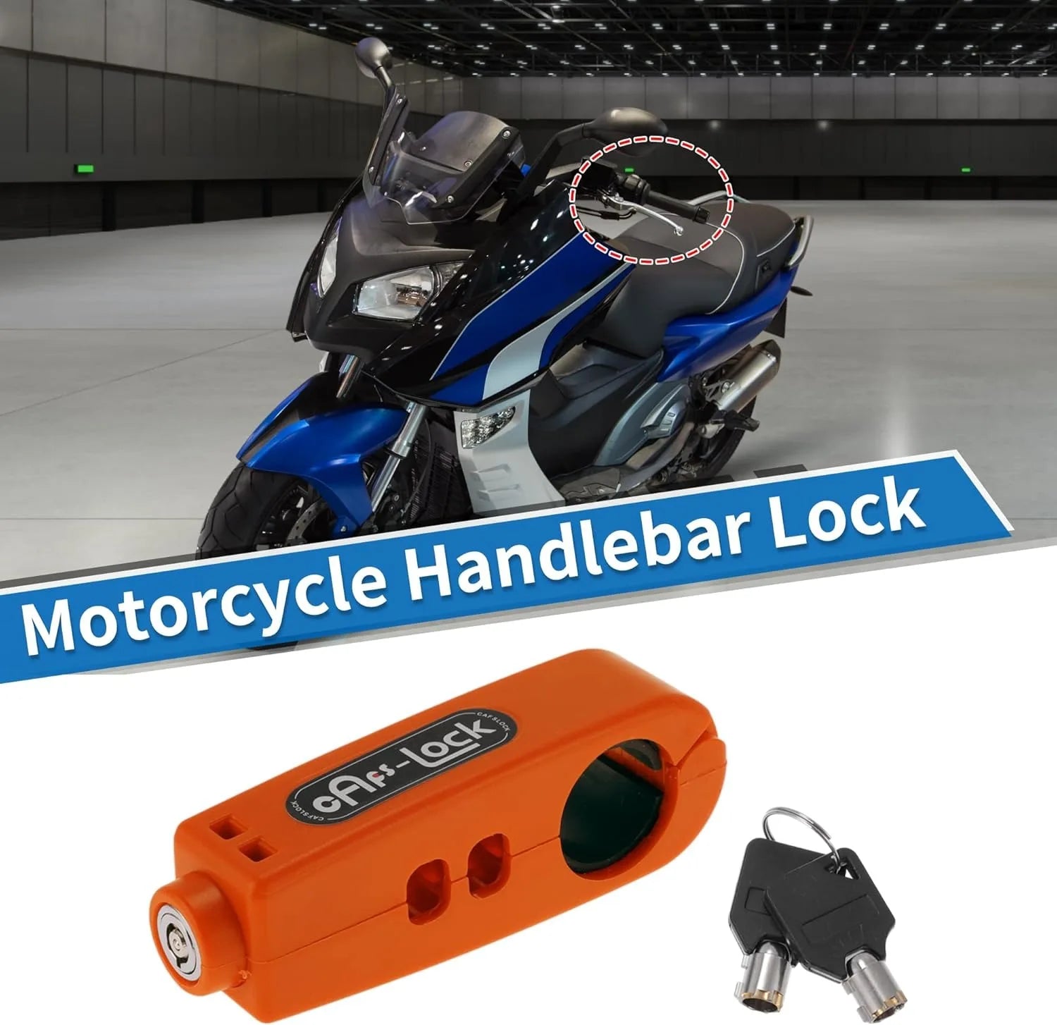 Mini Electric Vehicle Bike Bike Handlebars Lock Brake Lock Anti-Theft Grip Lock Combo bicycle security equipment adjustable