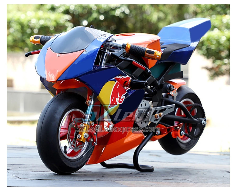 49CC 50CC 2-Stroke Gasoline MINI Motorcycle Street Sports Racing Small Dirt Bikes Adult Children Boy Girl Child Men Women MOTO