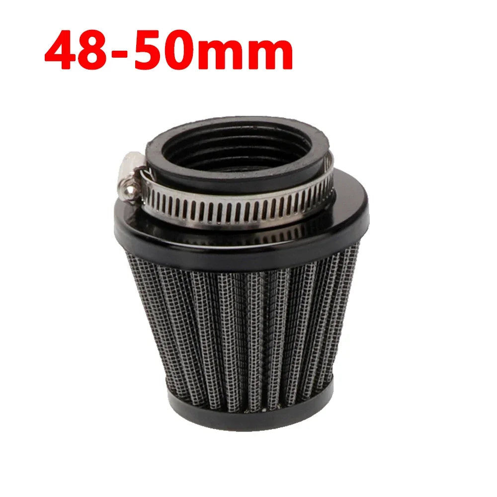 Universal 45mm 50mm 54mm 58mm Mushroom Head Motorcycle Carburetor Air Filter Cleaner Intake For ATV UTV Quad Dirt Pit Bike