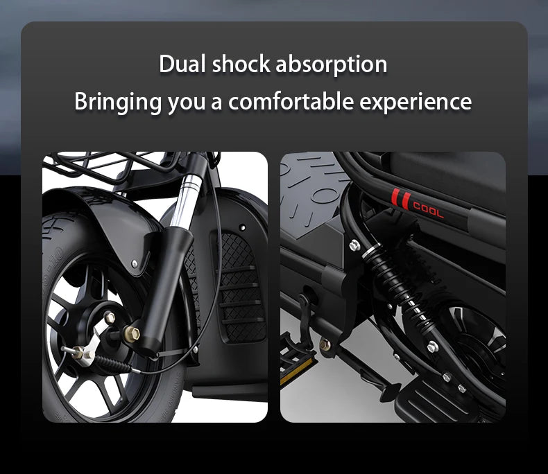 Electric Two-wheeler E Bike E Bicycle 500W Electric Bike Electric Bicycle with 48V/60V Lead- Acid Battery for Adults