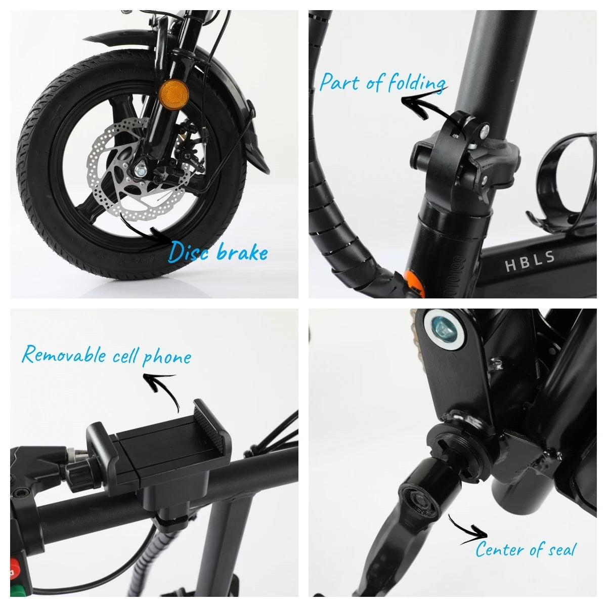 Hot Sale Foldable Electric Bike for Adult Cycling Sports Ebik Leisure Cycling in the City 14" Electric Folding Bicycle