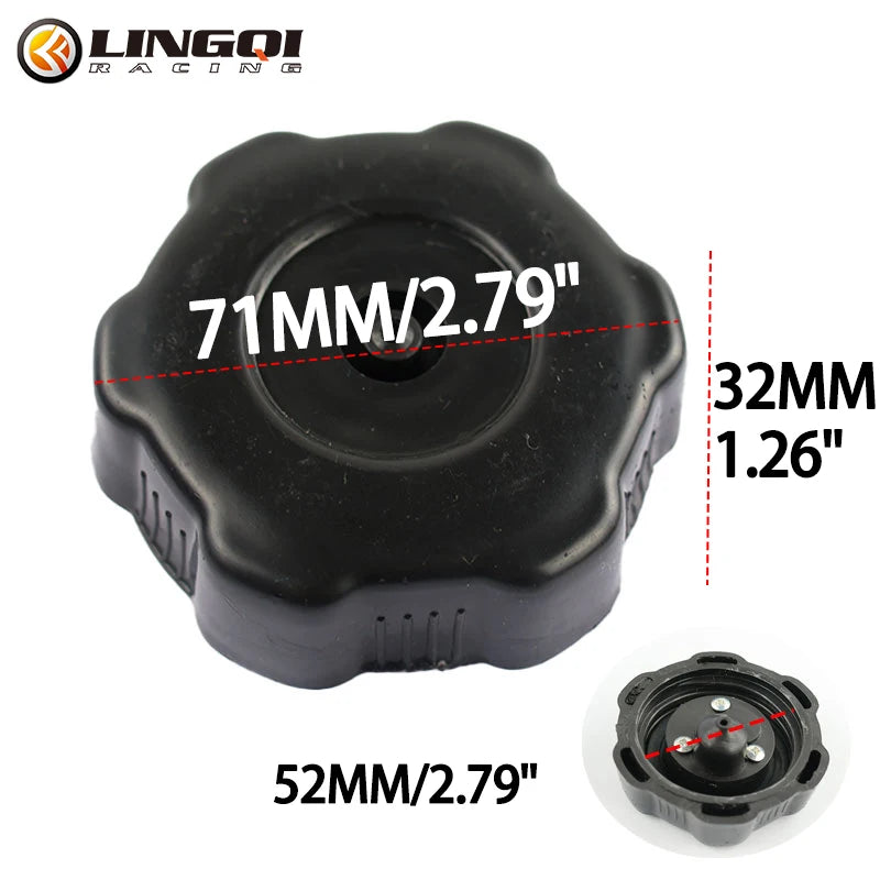 Universal Off Road Vehicle Fuel Gas Tank Cap Lid Replacement Plastic Covers for 49cc 70cc 90CC 110cc ATV Dirt Bike Accessories