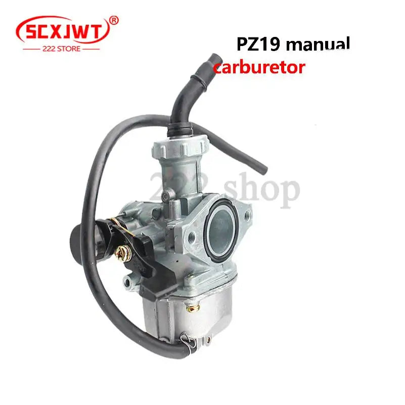 Motorcycle Carburetor PZ19 19mm Set with Air Filter for 50 70 90 110cc Universal ATV Off-road Dirt Pit Bike Motocross