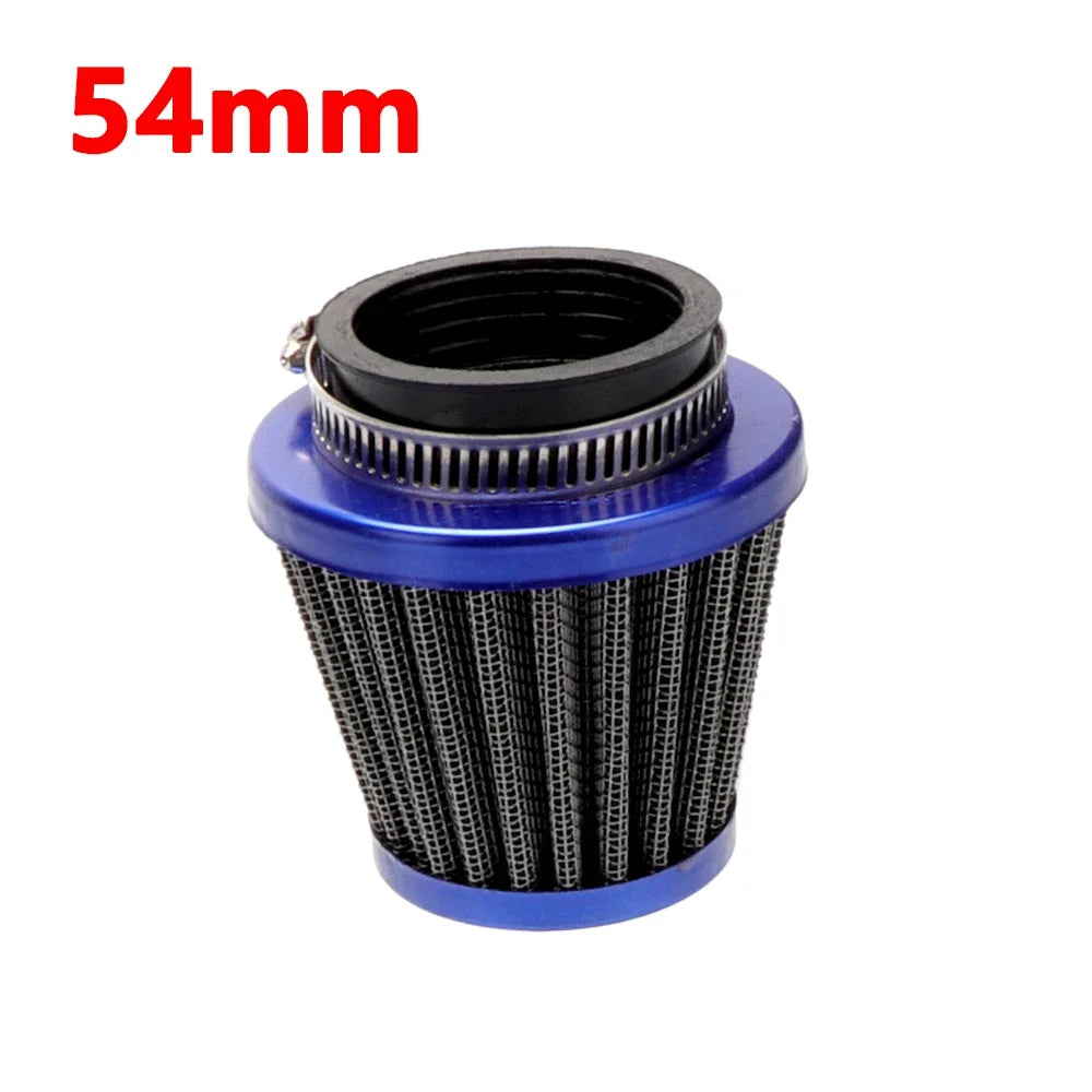 Universal 45mm 50mm 54mm 58mm Mushroom Head Motorcycle Carburetor Air Filter Cleaner Intake For ATV UTV Quad Dirt Pit Bike