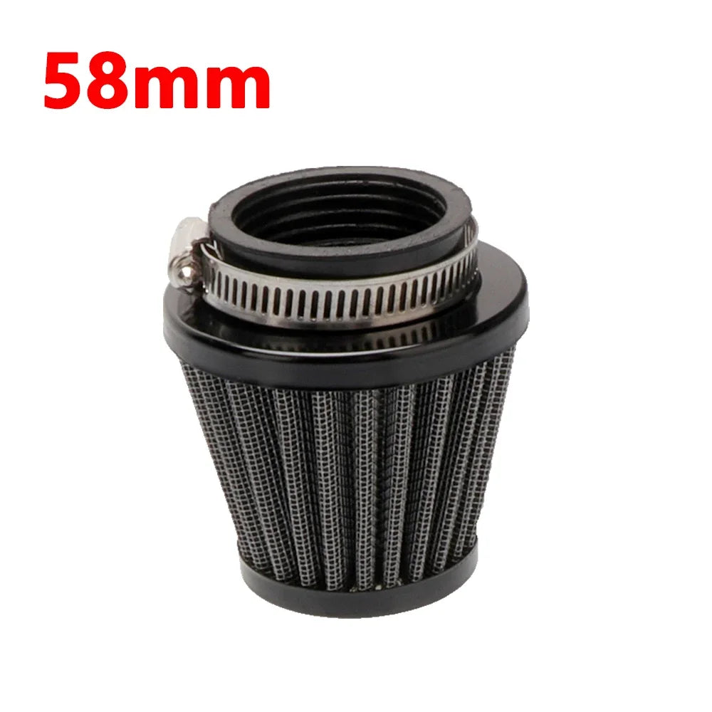Universal 45mm 50mm 54mm 58mm Mushroom Head Motorcycle Carburetor Air Filter Cleaner Intake For ATV UTV Quad Dirt Pit Bike