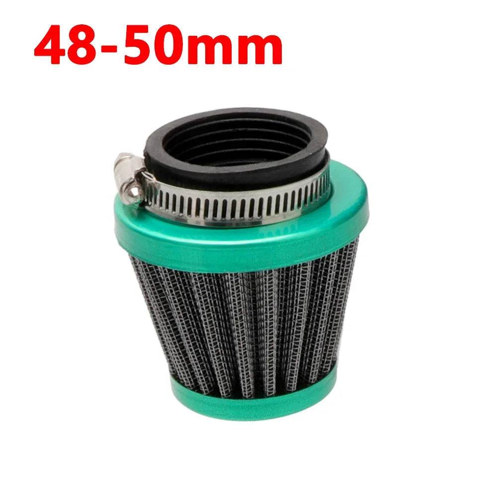 Universal 45mm 50mm 54mm 58mm Mushroom Head Motorcycle Carburetor Air Filter Cleaner Intake For ATV UTV Quad Dirt Pit Bike