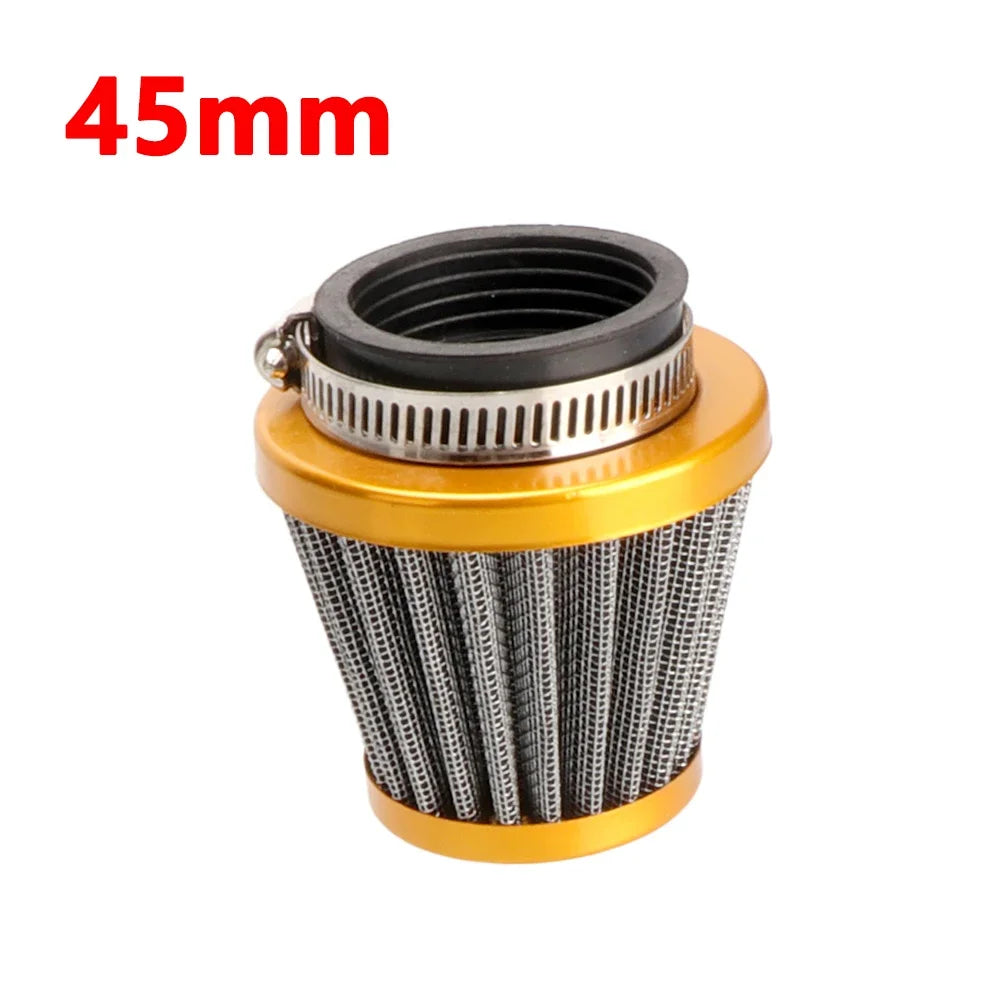 Universal 45mm 50mm 54mm 58mm Mushroom Head Motorcycle Carburetor Air Filter Cleaner Intake For ATV UTV Quad Dirt Pit Bike