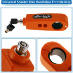 Mini Electric Vehicle Bike Bike Handlebars Lock Brake Lock Anti-Theft Grip Lock Combo bicycle security equipment adjustable