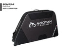 NOOYAH Bike Bag Bicycle Travel Bag Transport Case with Wheel Bag Rear Derailleur Pad Frame Fork Protective Tool Bike Accessories