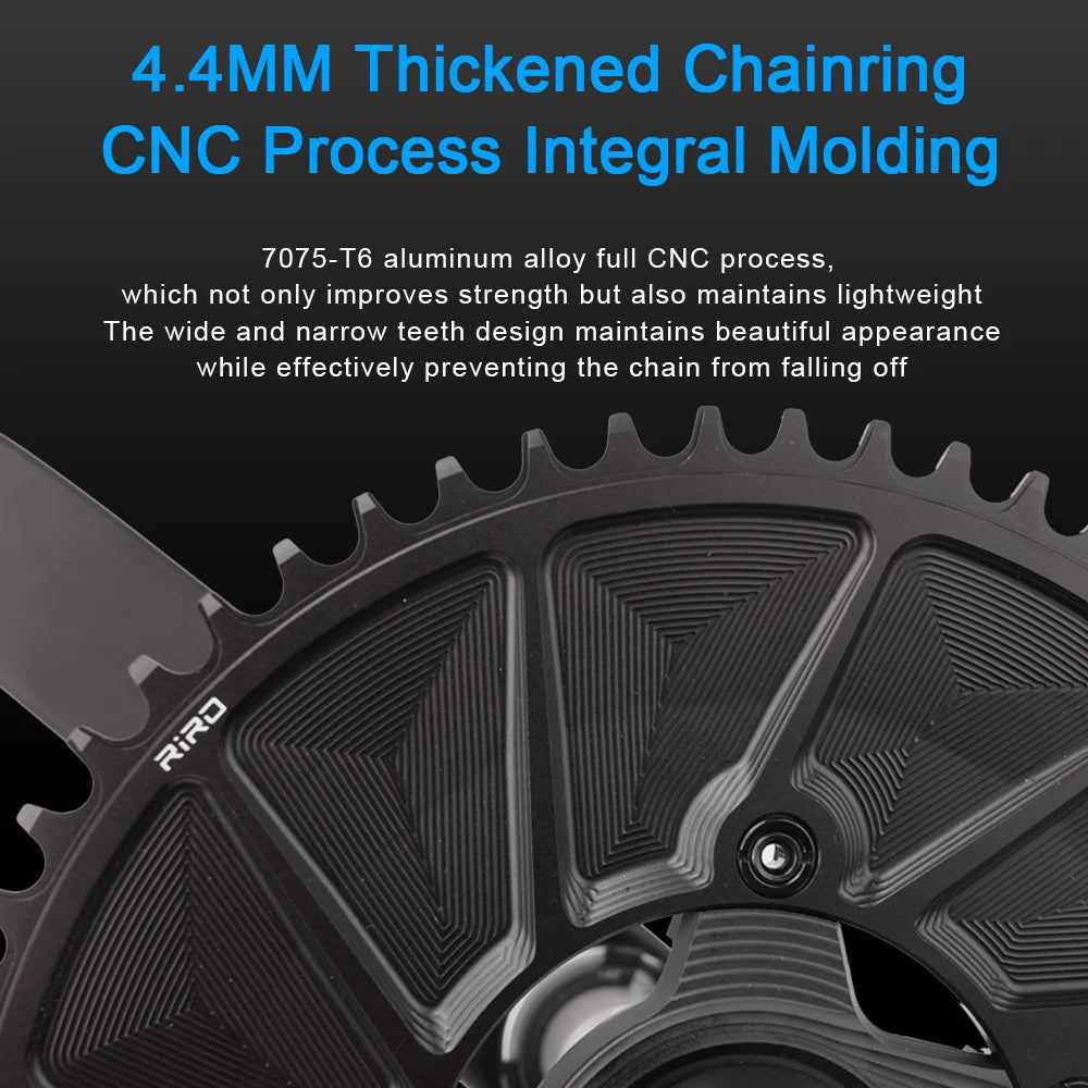 RIRO 110 BCD Chainring 9/10/11/12S Road Bike Chainring Aluminum Alloy Road Bicycle Chainwheel for SHIMANO R7000 R8000 R9100