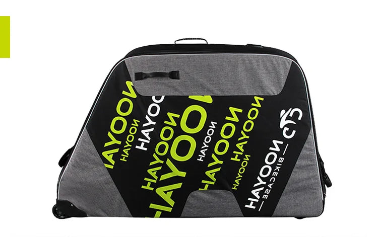 NOOYAH Bike Bag Bicycle Travel Bag Transport Case with Wheel Bag Rear Derailleur Pad Frame Fork Protective Tool Bike Accessories