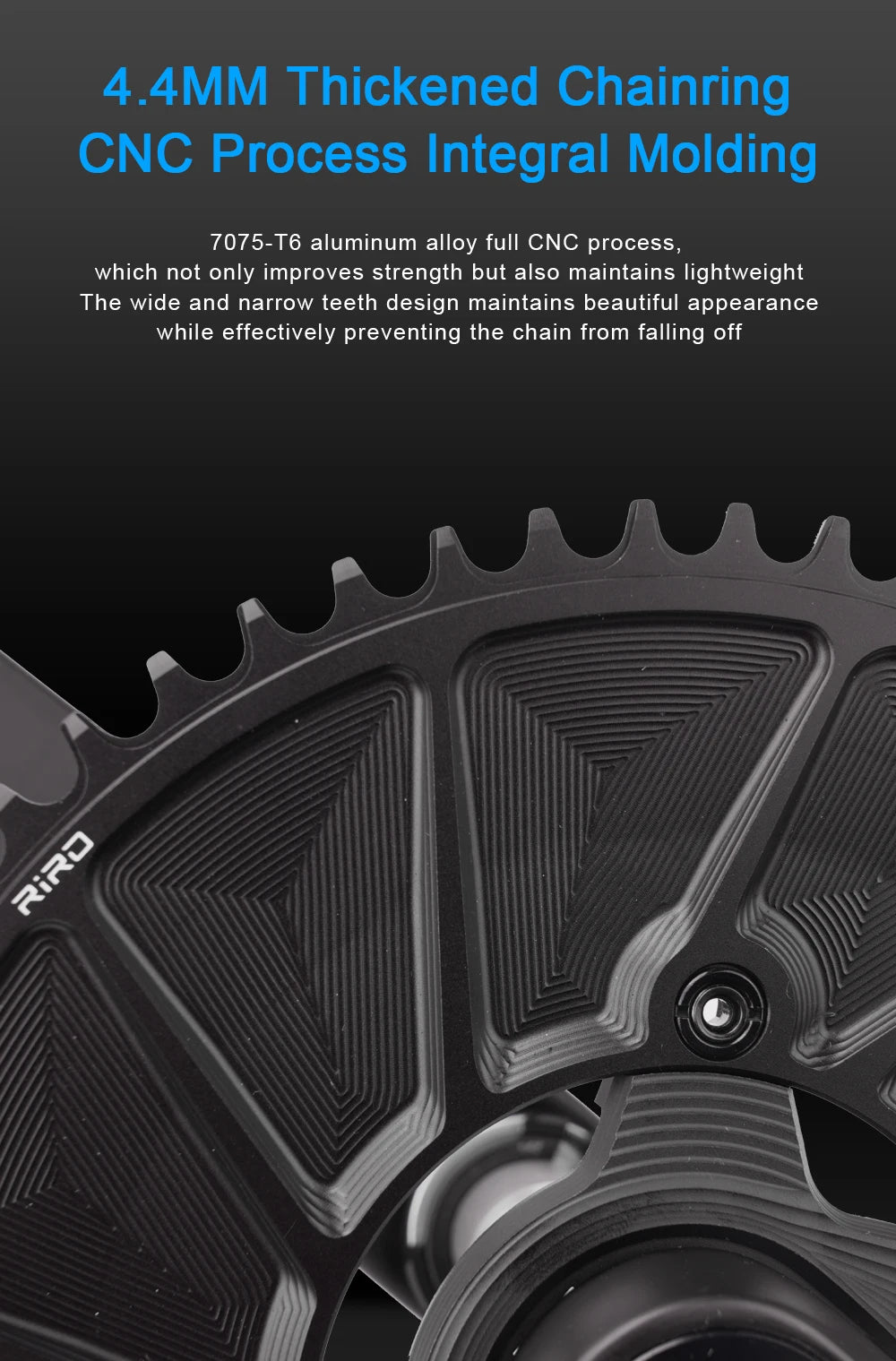 RIRO 110 BCD Chainring 9/10/11/12S Road Bike Chainring Aluminum Alloy Road Bicycle Chainwheel for SHIMANO R7000 R8000 R9100